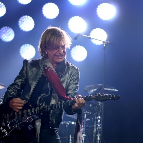 Concert des "Insus" à Bordeaux, retour du groupe "Téléphone" sur scène avec Jean-Louis Aubert, Louis Bertignac, et Richard Kolinka à Bordeaux le 18 mai 2016. © Patrick Bernard-Quentin Salinier / Bestimage