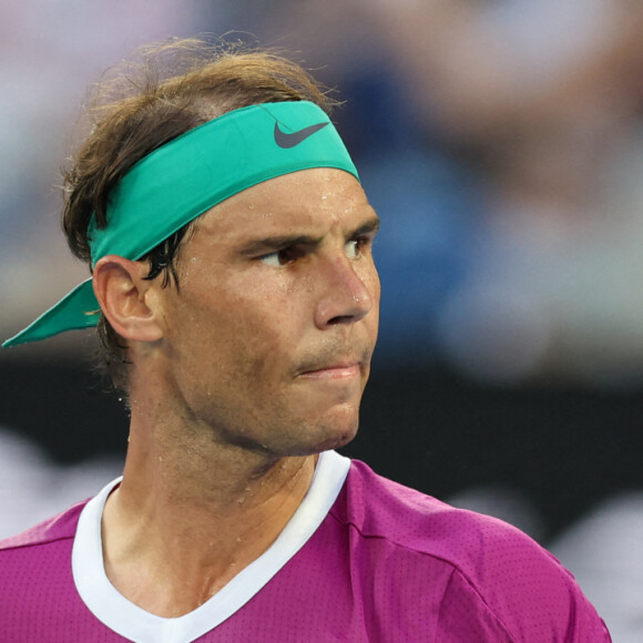 Rafael Nadal remporte l'Open d'Australie face à D.Medvedev à Melbourne et décroche également son 21 ème titre en Grand Chelem. Melbourne le 30 janvier 2022 (Credit Image: © Sydney Low/CSM via ZUMA Wire)