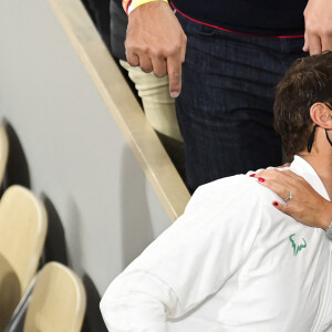 Xisca Perello, la femme de Rafael Nadal - Rafael Nadal remporte la finale homme des internationaux de France de Roland Garros à Paris le 11 octobre 2020. © JB Autissier / Panoramic / Bestimage 