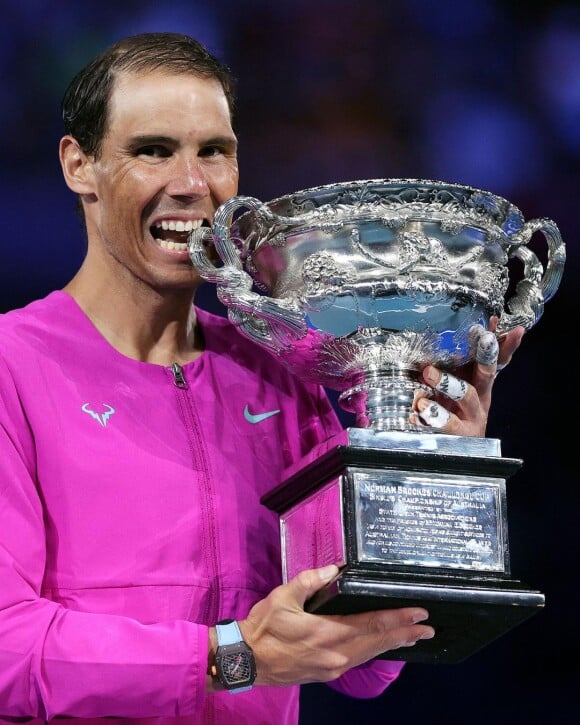 Rafael Nadal a remporté l'Open d'Australie 2022. © Instagram / Australian Open