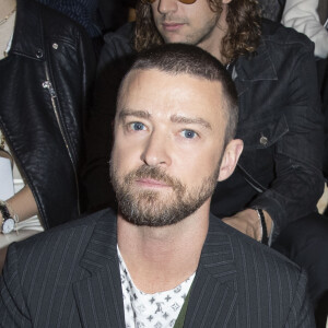 Justin Timberlake Front Row du défilé de mode PAP femme printemps-été 2020 Louis Vuitton à Paris. Le 1er octobre 2019 © Olivier Borde / Bestimage 