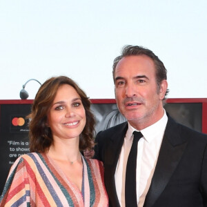 Jean Dujardin et sa femme Nathalie Péchalat - Red carpet pour le film "J'accuse!" lors du 76ème festival du film de venise, la Mostra le 30 Août 2019.