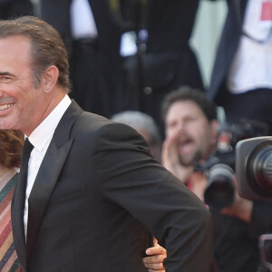Jean Dujardin et sa femme Nathalie Péchalat - Red carpet pour le film "J'accuse!" lors du 76ème festival du film de venise, la Mostra le 30 Août 2019.
