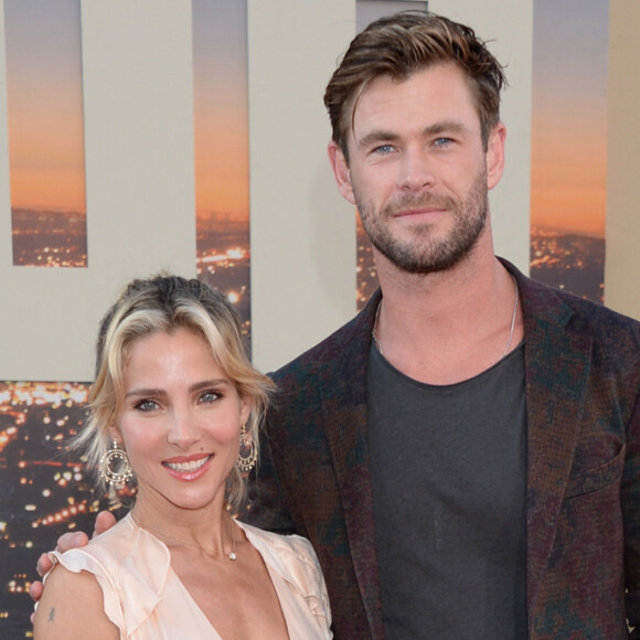 Chris Hemsworth et sa femme Elsa Pataky à la première de Once Upon a Time in Hollywood à Los Angeles