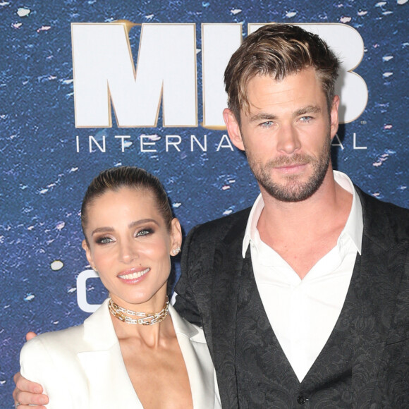 Chris Hemsworth, Elsa Pataky à la première du film Men In Black international à New York le 11 juin 2019. 