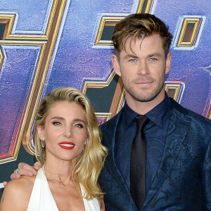 Chris Hemsworth et sa femme Elsa Pataky - Avant-première du film "Avengers : Endgame" à Los Angeles, le 22 avril 2019. 