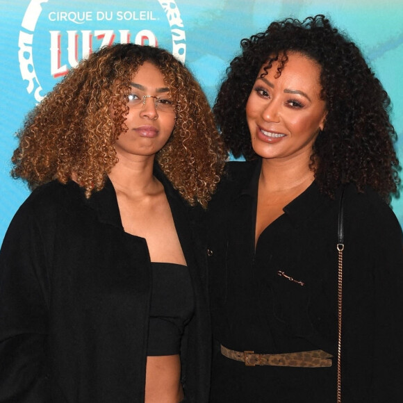 Mel B (Melanie Brown) et sa fille Phoenix Chi Gulzar - Photocall du spectacle "Luzia" du cirque du Soleil au royal Albert Hall à Londres.