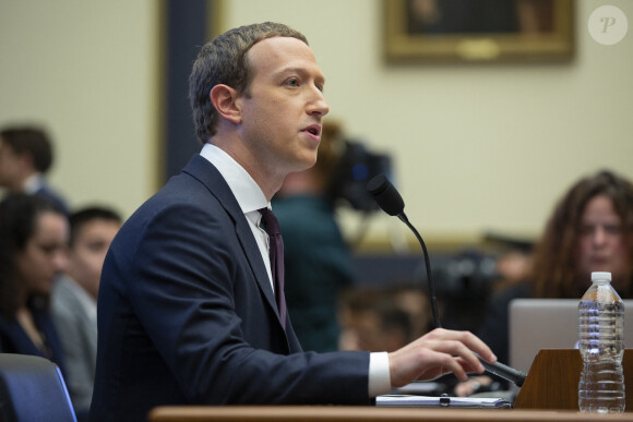 Mark Zuckerberg - Audition de Mark Zuckerberg devant le Congrès américain au sujet du projet de monnaie virtuelle que porte son entreprise au sein de l'Association Libra à Washington. Le 23 octobre 2019 