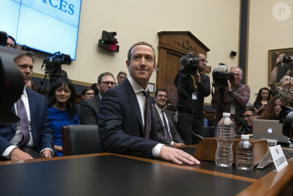 Mark Zuckerberg - Audition de Mark Zuckerberg devant le Congrès américain au sujet du projet de monnaie virtuelle que porte son entreprise au sein de l'Association Libra à Washington. Le 23 octobre 2019 