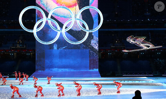 Cérémonie d'ouverture des Jeux olympiques d'hiver de Pékin 2022 au Stade national (Nid d'oiseau), à Pékin, Chine, le 4 février 2022. © Sergei Bobylev/Tass/Bestimage 
