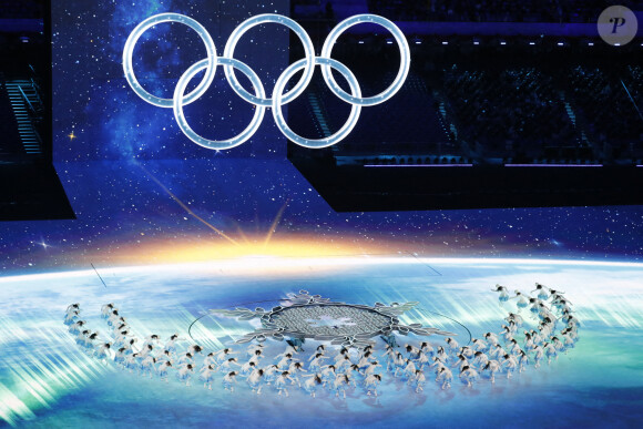 Cérémonie d'ouverture des Jeux olympiques d'hiver de Pékin 2022 au Stade national (Nid d'oiseau), à Pékin, Chine, le 4 février 2022. © David G. McIntyre/Zuma Press/Bestimage 
