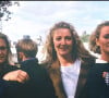 Marie-Caroline, Marine et Yann Le Pen à Paris en 1990