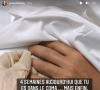 Pola Petrenko (Ici tout commence) annonce que l'homme qui l'a élevée est dans le coma à cause de la Covid-19, sur Instagram en février 2022.