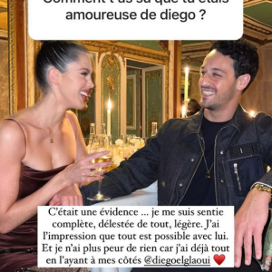 Iris Mittenaere se livre sur son couple avec Diego El Glaoui, sur Instagram en février 2022.