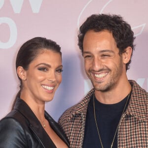 Iris Mittenaere et Diego El Glaoui - Photocall du défilé Etam Live Show 2020 à Paris le 29 septembre 2020. © Pool Agence Bestimage