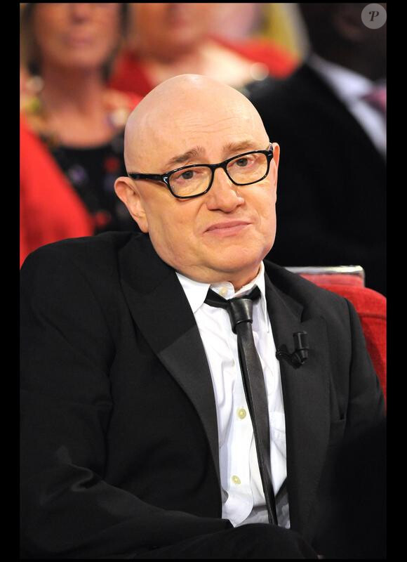 Michel Blanc à l'enregistrement de "Vivement dimanche" (6/01/10)