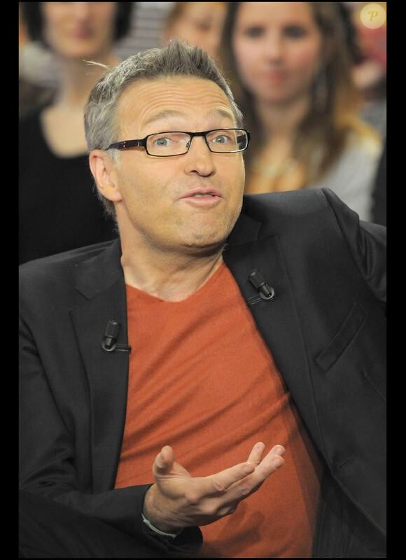Laurent Ruquier à l'enregistrement de "Vivement dimanche" (6/01/10)