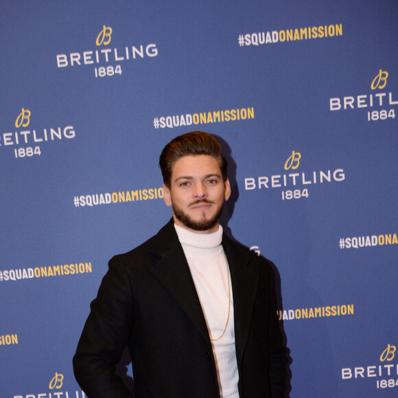 Rayane Bensetti lors de la soirée de réouverture de la boutique "Breitling", située rue de la Paix. Paris, le 3 octobre 2019. © Rachid Bellak/Bestimage 