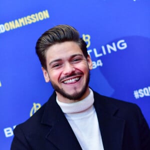 Rayane Bensetti lors de la soirée de réouverture de la boutique "Breitling", située rue de la Paix. Paris, le 3 octobre 2019. © Rachid Bellak/Bestimage 