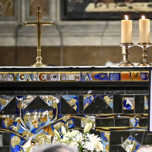 Un rassemblement religieux a lieu à la cathédrale d'Albi, France, le 8 janvier 2022, à l'initiative de la soeur et d'une amie de Delphine Jubillar. © Thierry Breton/Panoramic/Bestimage