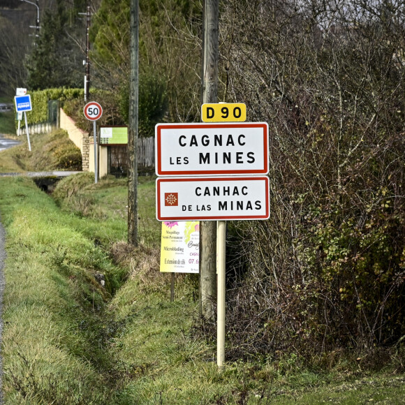 Vue générale de la maison de Delphine Jubillar à Cagnac les Mines, FRance, le 8 janvier 2022. © Thierry Breton/Panoramic/Bestimage