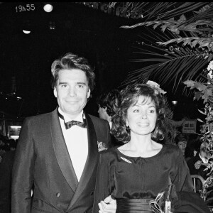 Bernard et Dominique Tapie lors de la soirée des 7 d'or en 1985