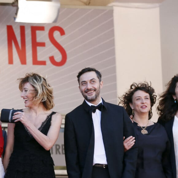Andre Wilms, Celine Sallette, Xavier Beauvois, Louis Garrel, Marisa Bruni Tedeschi (Borini), Valeria Bruni Tedeschi, Filippo Timi et Noemie Lvovsky - Montee des marches du film "Un chateau en Italie" lors du 66 eme Festival du film de Cannes - Cannes 20/05/2013 