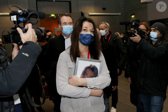 Jennifer Cleyret-Marrel, mère de Maëlys, lors du procès en assises de Nordhal Lelandais, à Grenoble, Isère, France, le 31 janvier 2022. © Pascal Fayolle/Bestimage 