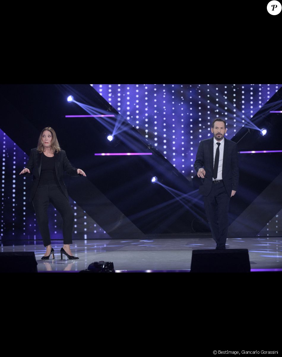 Exclusif - Sandrine Alexis et Régis Mailhot - Enregistrement de l'émission "Les 30 duos Comiques Préférés des Français", présentée par L.Boccolini, et diffusée le 12 février sur France 2 © Giancarlo Gorassini / Bestimage