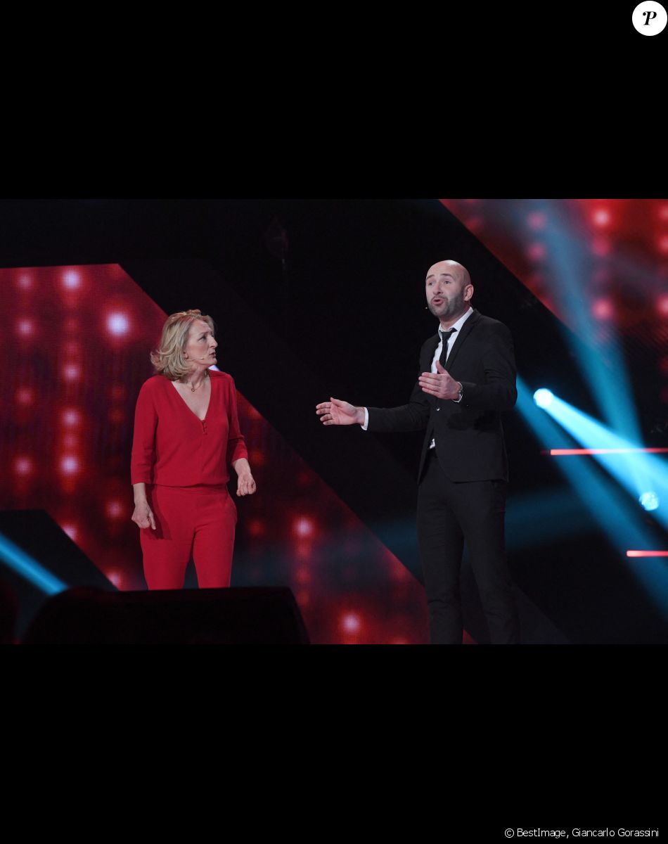 Exclusif - Giroud et Stotz (Cécile Giroud et Yann Stotz) - Enregistrement de l'émission "Les 30 duos Comiques Préférés des Français", présentée par L.Boccolini, et diffusée le 12 février sur France 2 © Giancarlo Gorassini / Bestimage