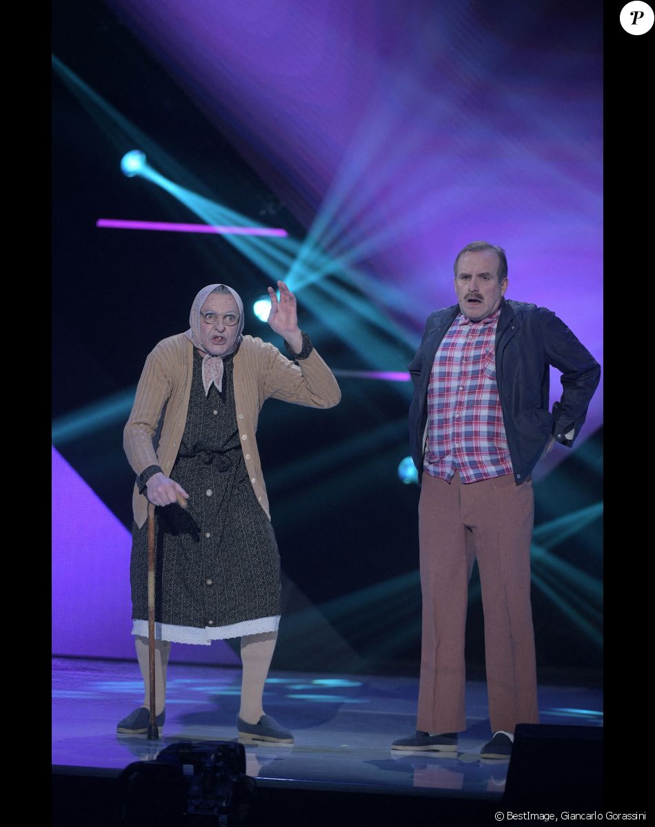 Exclusif - Les Bodin's (Vincent Dubois et Jean-Christian Fraiscinet) - Enregistrement de l'émission "Les 30 duos Comiques Préférés des Français", présentée par L.Boccolini, et diffusée le 12 février sur France 2 © Giancarlo Gorassini / Bestimage