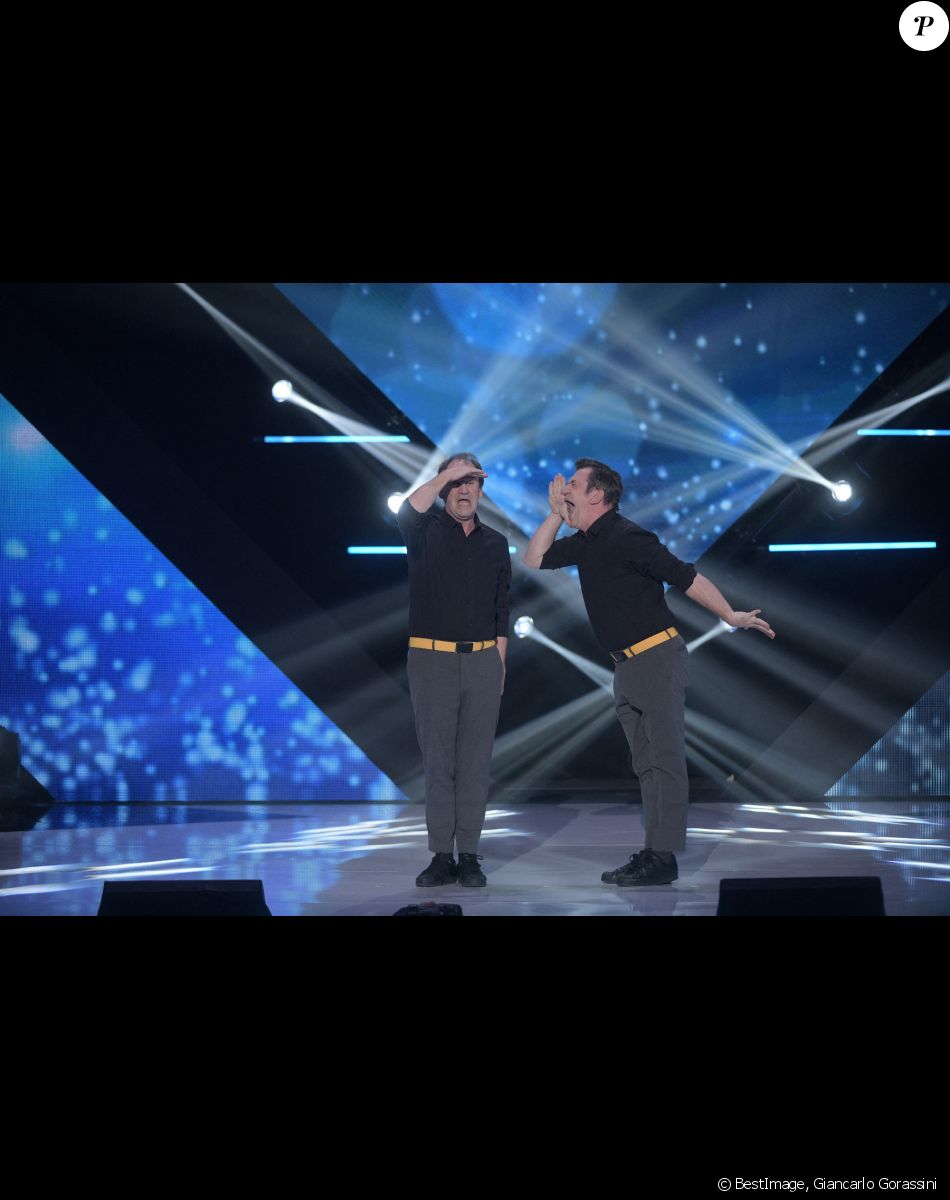 Exclusif - Les Frères Taloche (Bruno et Vincent Counard)s - Enregistrement de l'émission "Les 30 duos Comiques Préférés des Français", présentée par L.Boccolini, et diffusée le 12 février sur France 2 © Giancarlo Gorassini / Bestimage