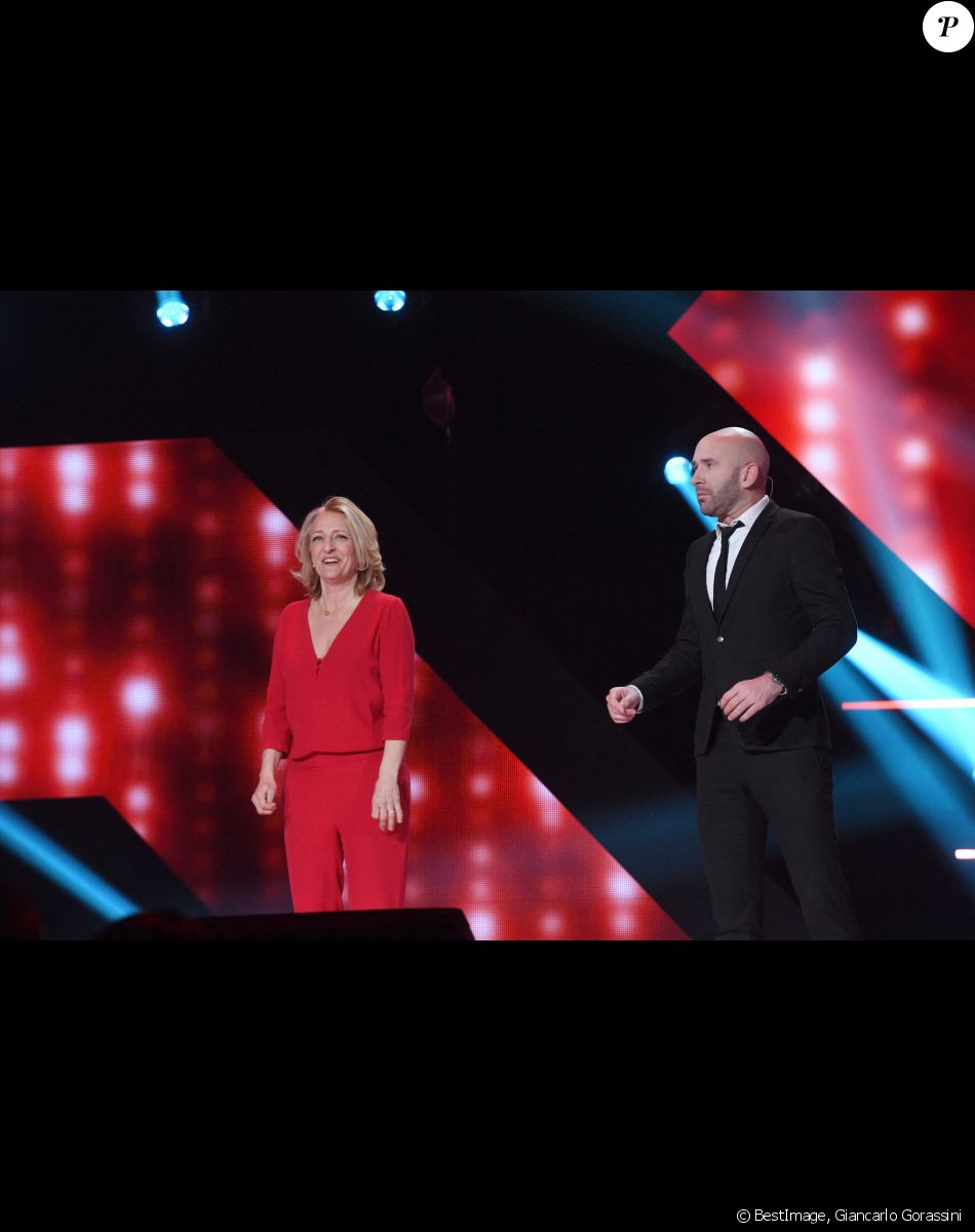Exclusif - Giroud et Stotz (Cécile Giroud et Yann Stotz) - Enregistrement de l'émission "Les 30 duos Comiques Préférés des Français", présentée par L.Boccolini, et diffusée le 12 février sur France 2 © Giancarlo Gorassini / Bestimage