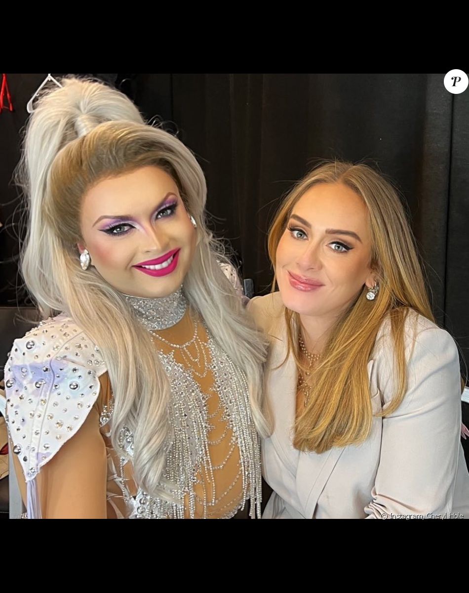 Adele et Cheryl Hole sur Instagram.