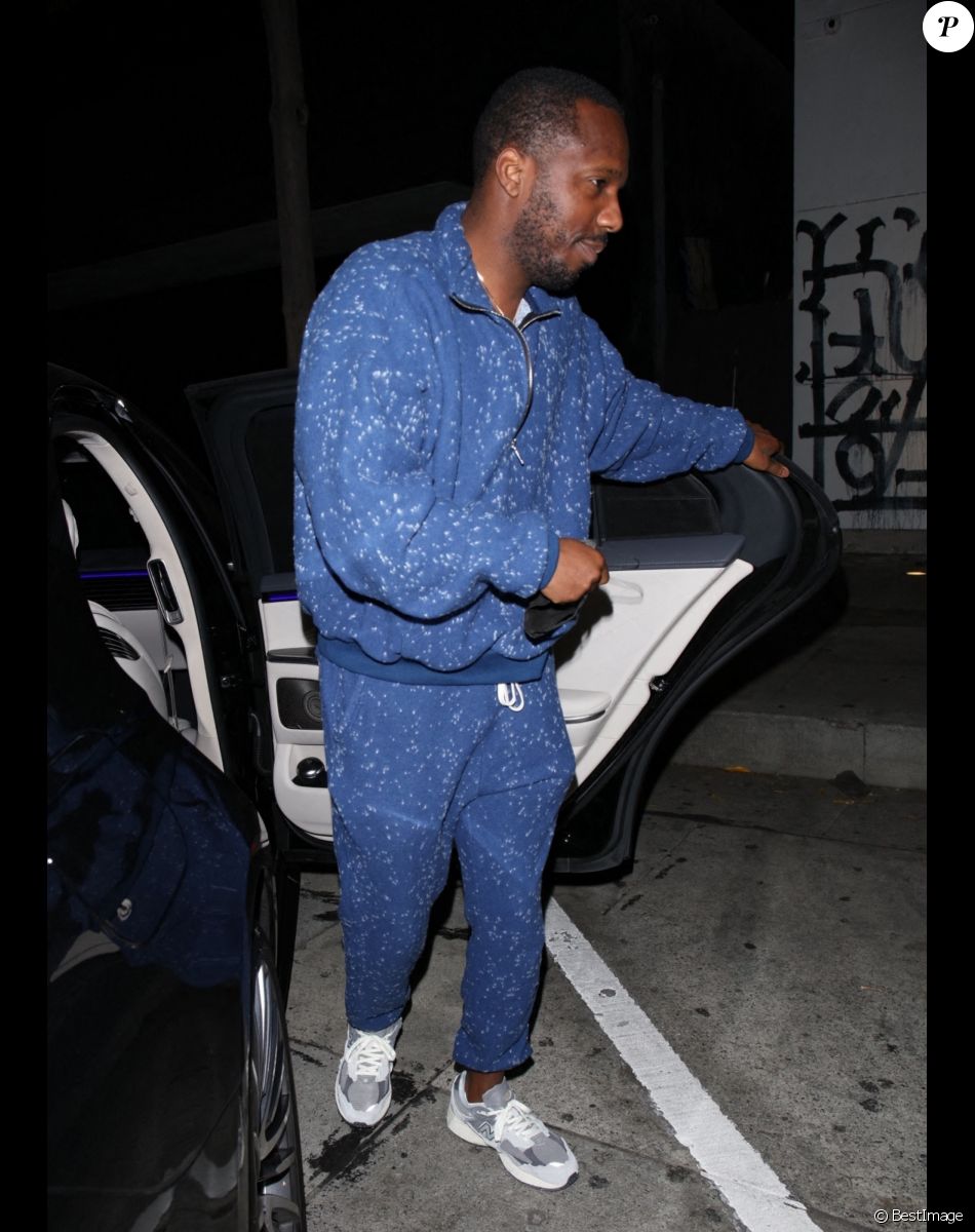 Exclusif - Rich Paul à la sortie du restaurant "Craig's" à Los Angeles, le 25 janvier 2022.