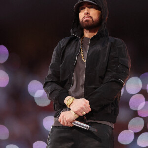 Eminem - Show de mi-temps du Super Bowl, au SoFi Stadium de Los Angeles. Le 13 février 2022. @ USA Today Sports/SPUS/ABACAPRESS.COM
