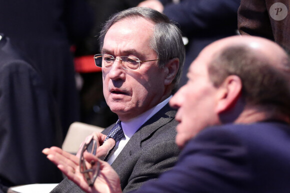 Claude Guéant lors du Conseil National du parti "Les Républicains", à la Maison de la Mutualité à Paris