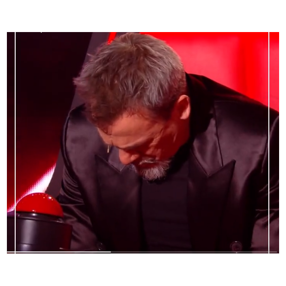 Florent Pagny en larmes dans "The Voice 11" après le passage d'un candidat - Emission du 19 février 2022, TF1