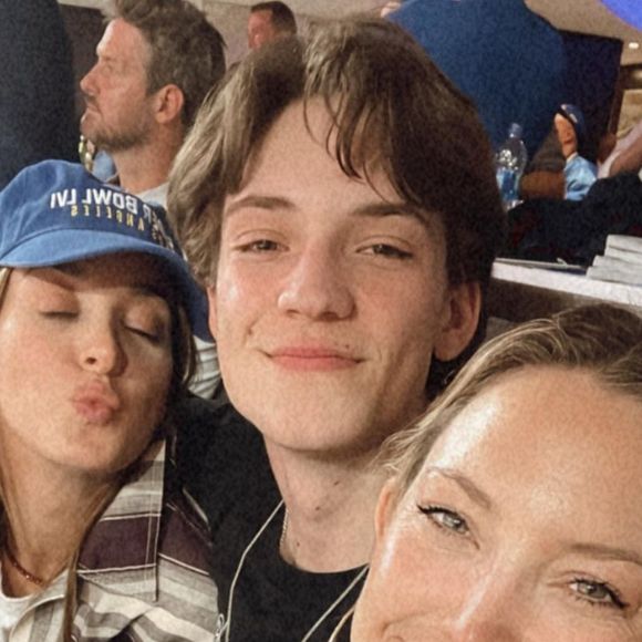 Kate Hudson et son fils Ryder sur Instagram. Le 14 février 2022.