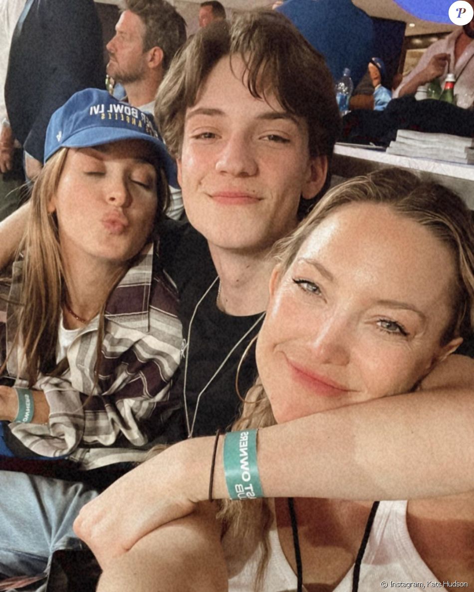 Kate Hudson et son fils Ryder sur Instagram. Le 14 février 2022