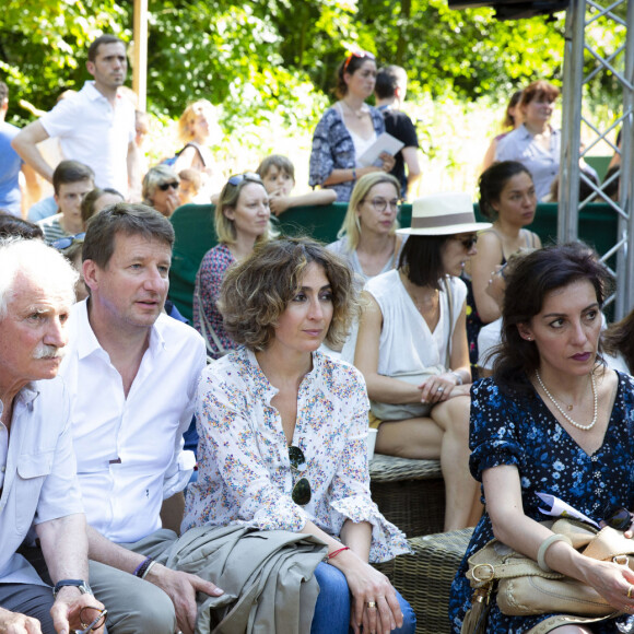 Exclusif - Yannick Jadot et sa compagne Isabelle Saporta et Yann Arthus-Bertrand - Yann Arthus-Bertrand organise la grande fête GoodPlanet à l'occasion du 10éme anniversaire de son film "Home" et de la Fondation à Paris le 1er juin 2019.
