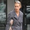 Rachel Griffiths, en famille, à son arrivée à l'aéroport de Sydney le 1 er janvier 2010.
