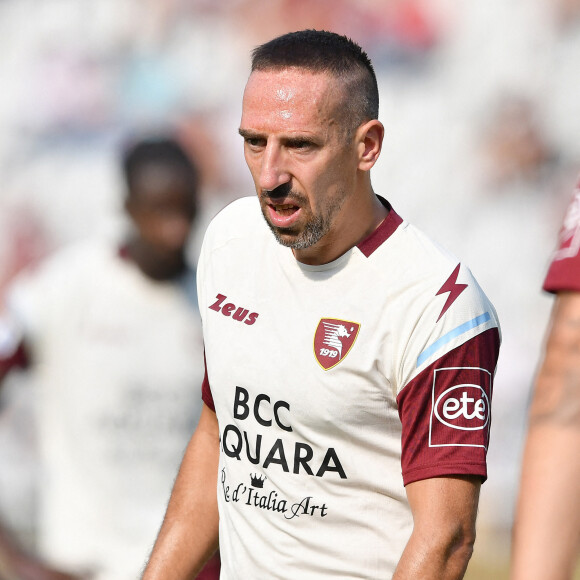 Franck Ribéry fait sa première apparition sous le maillot de la Salernitana lors du match de Serie A l'opposant au Torino au stade Olympique de Turin, Italie, le 12 septembre 2021. © Reporter Torino/LPS/Zuma Press/Bestimage