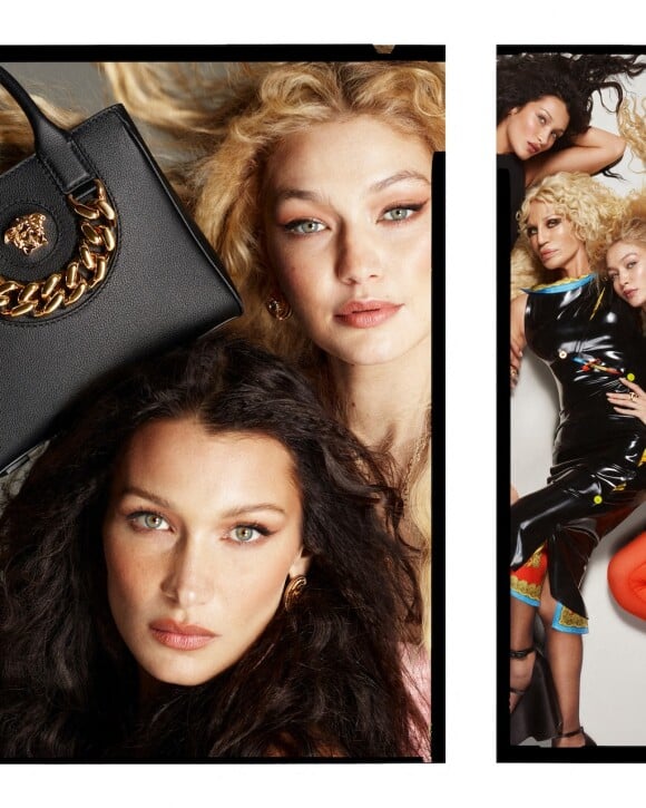 Les soeurs Gigi et Bella Hadid sont les visages de la campagne printemps-été 2022 de Versace.