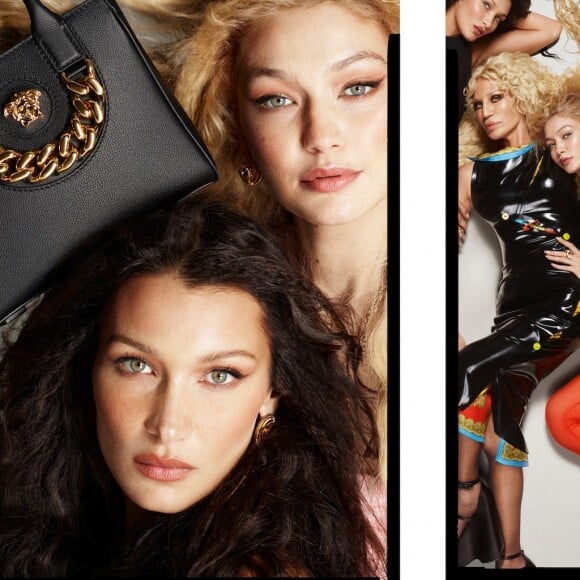 Les soeurs Gigi et Bella Hadid sont les visages de la campagne printemps-été 2022 de Versace.