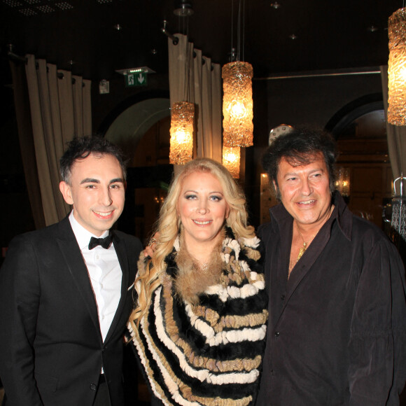 Exclusif - Loana Petrucciani, Eryl Prayer et Jordan de Luxe lors d'un dîner à l'hôtel B-Montmartre à Paris, suivi d'une soirée au restaurant Manko. Le 17 février 2022 © Baldini / Bestimage 