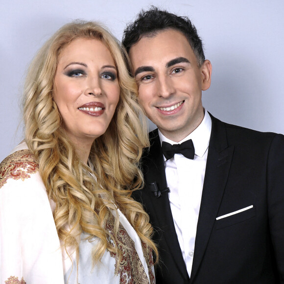 Exclusif - Loana Petrucciani et Jordan de Luxe lors de l'enregistrement de l'émission "L'Instant de Luxe" à Paris. Le 17 février 2022 © Cédric Perrin / Bestimage 