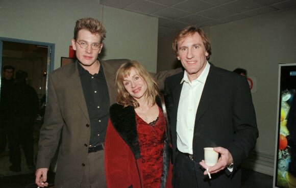Gérard Depardieu, sa femme Elisabeth et leur fils Guillaume en 1996.