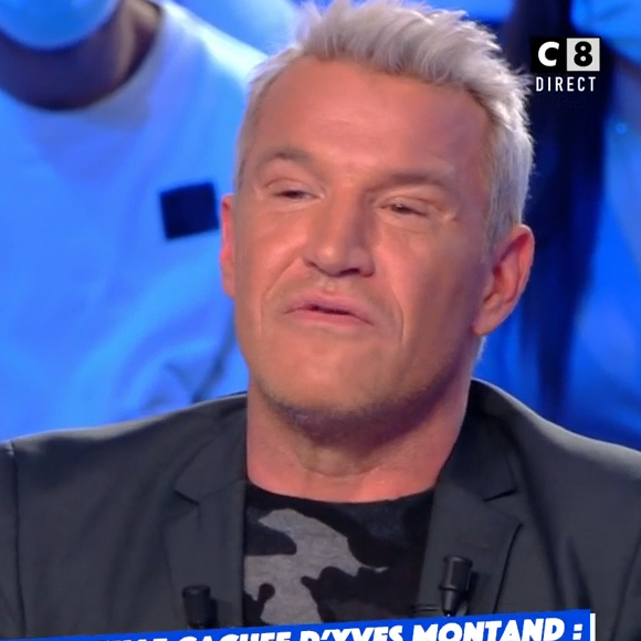 Benjamin Castaldi et Aurore Drossart, prétendue fille d'Yves Montand, s'explique dans Touche pas à mon poste lundi 21 février