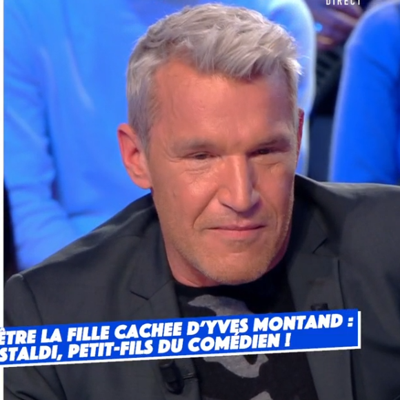 Benjamin Castaldi et Aurore Drossart, prétendue fille d'Yves Montand, s'explique dans Touche pas à mon poste lundi 21 février